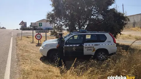 Una patrulla de la Guardia Civil en Carde&ntilde;a