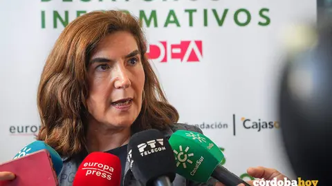 La consejera de Empleo, Empresa y Trabajo Aut&oacute;nomo, Roc&iacute;o Blanco, en C&oacute;rdoba