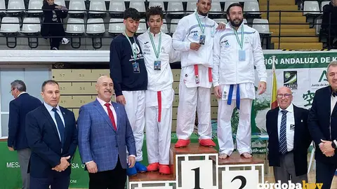 Podios del Campeonato de Andaluc&iacute;a Senior y Para-Karate en la capital malague&ntilde;a