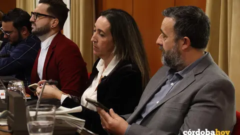 Paula Badanelli y Rafael Saco en el Pleno FOTO RAFA MELLADO SENIOR