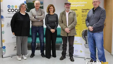 Lola Alcaide, Rafael Santiago, Esperanza G&oacute;mezz, Francisco Molina y Lorenzo Aguilar