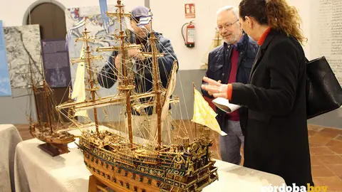 Una de las maquetas que se pueden ver en la muestra