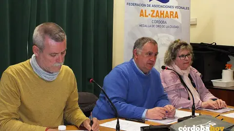Jos&eacute; Luis Blanco, Antonio Toledano y Carmen Olmo
