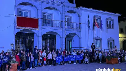 Concentraci&oacute;n de Unidos por el Agua en Hinojosa en una imagen de archivo