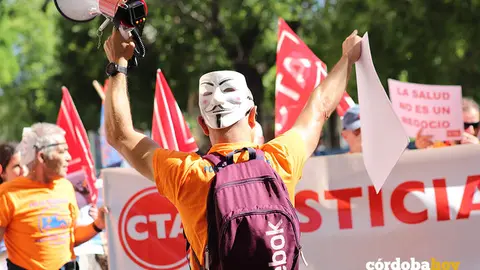 Manifestaci&oacute;n de la CTA en C&oacute;rdoba, en una imagen de archivo