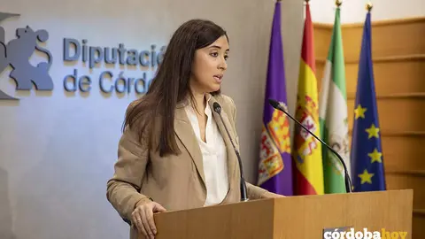 La delegada de Hacienda y Fondos Europeos de la Diputaci&oacute;n de C&oacute;rdoba, Ana Rosa Ruz