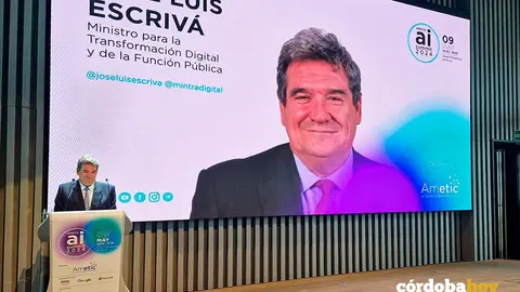 El ministro Jos&eacute; Luis Escriv&aacute;