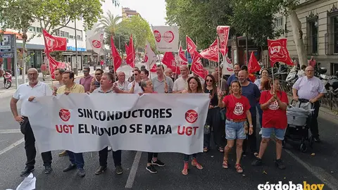 Corte de Ronda de Los Tejares por parte de transportistas