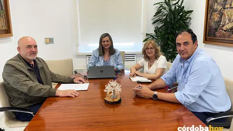 Reuni&oacute;n entre Comercio C&oacute;rdoba, Uneba y el Ayuntamiento de Baena