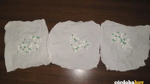 Droga intervenida en Montalb&aacute;n