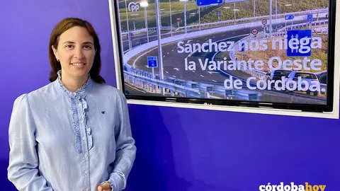 La senadora del PP por C&oacute;rdoba, Cristina Casanueva
