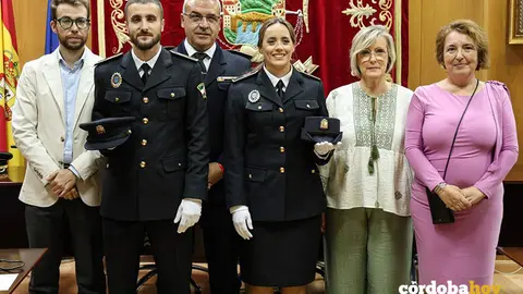 Toma de posesi&oacute;n de dos nuevos polic&iacute;as locales en Puente Genil