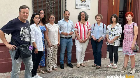Responsables de IU de C&oacute;rdoba ante el Colegio de Procuradores de C&oacute;rdba
