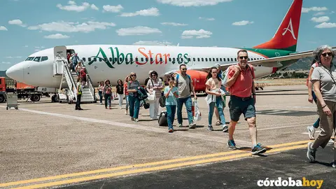 Vuelos comerciales en el Aeropuerto de C&oacute;rdoba en 2024, en una imagen de archivo