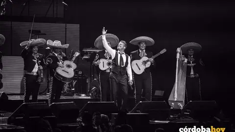 Concierto de Luis Miguel, en una imagen sacada de su web oficial