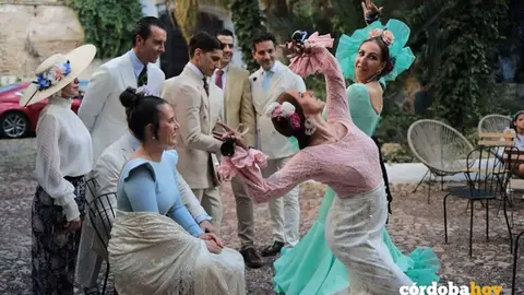Recreaci&oacute;n actual del cuadro 'Feria de C&oacute;rdoba'