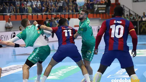 Encuentro entre el &Aacute;ngel Xim&eacute;nez y el Barcelona de balonmano
