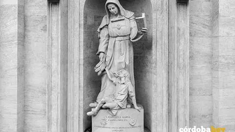 Santa Rafaela Mar&iacute;a en la hornacina El Vaticano, Roma, 2010 FOTO PROYECTOGARLO