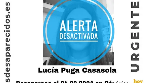 Alerta de la menor desaparecida en C&oacute;rdoba desactivada