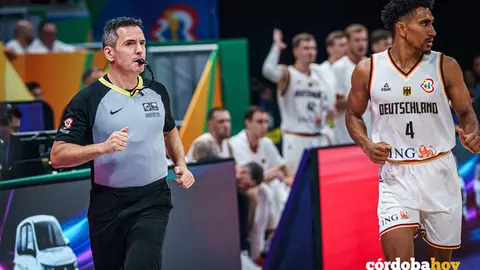 El cordob&eacute;s Antonio Conde en uno de los partidos de los Juegos Ol&iacute;mpicos FOTO IMDECO