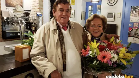 Alberto Rosales con su esposa, Concha Ortega FOTO GRUPO ROSALES