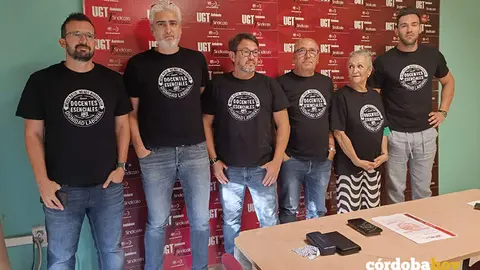 Rueda de prensa en UGT sobre el inicio del curso educativo FOTO UGT