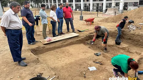 Exhumaciones de represaliados en Hinojosa del Duque FOTO IU