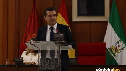 Jos&eacute; Mar&iacute;a Bellido en el debate sobre el estado de la ciudad FOTO RAFA MELLADO SENIOR