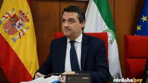 El alcalde, Jos&eacute; Mar&iacute;a Bellido, en el Pleno
