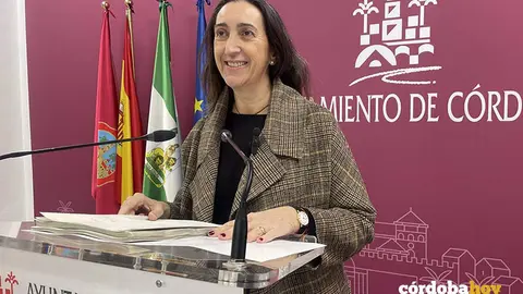 La portavoz de Vox en el Ayuntamiento de C&oacute;rdoba, Paula Badanelli FOTO VOX