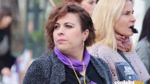 La responsable del &Aacute;rea Feminista del PCA en C&oacute;rdoba, Paqui Delgado FoTo PCA