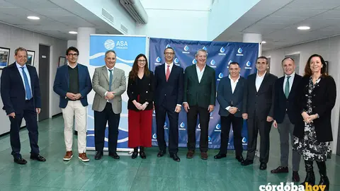 Comit&eacute; ejecutivo de ASA en la sede de Emacsa