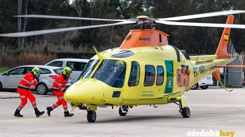 Imagen de recurso de un helic&oacute;ptero del 061 en Andaluc&iacute;a JUNTA DE ANDALUC&Iacute;A