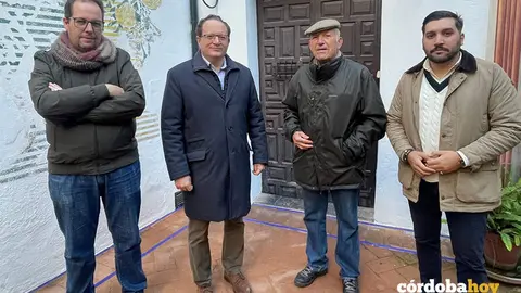 Jos&eacute; Ram&iacute;rez del R&iacute;o, junto a Miguel Castellano, ha visitado la casa museo de Julio Romero de Torres FoTo VoX 