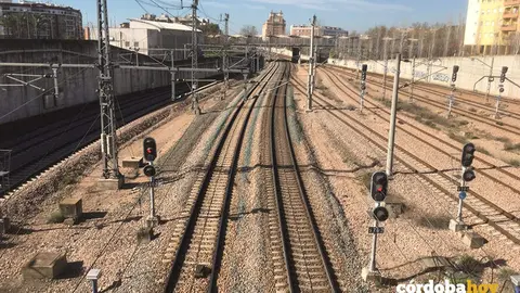 V&iacute;as del tren junto a la estaci&oacute;n de C&oacute;rdoba EUROPA PRESS