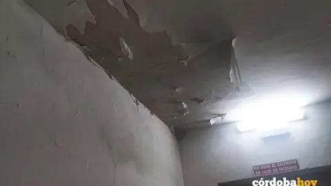 Estado del interior de la Casa de la Igualdad de Puente Genil FOTO PSOE