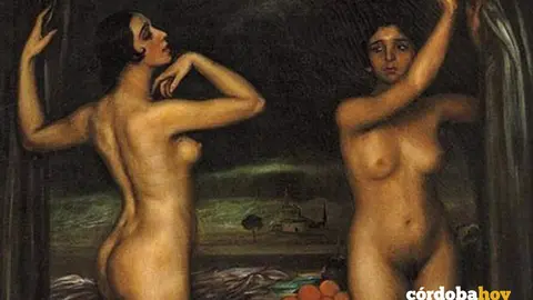 Detalle del cuadro 'Rivalidad', de Julio Romero de Torres JUNTA DE ANDALUC&Iacute;A