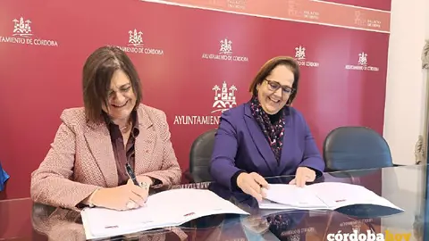 Marina Borrego y Blanca Torrent FOTO AYUNTAMIENTO DE C&Oacute;RDBA