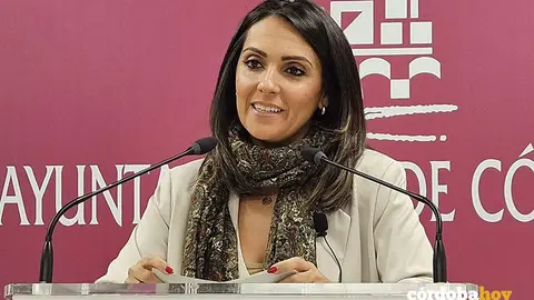 La concejala socialista en el Ayuntamiento de C&oacute;rdoba Mamen Gonz&aacute;lez,. en una imagen de archivo