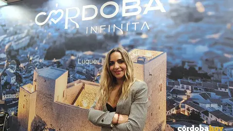 Narci Ruiz, diputada de Turismo, posa para C&oacute;rdoba Hoy en Fitur