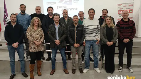 Nueva ejecutiva de Industria en CCOO de C&oacute;rdoba FOTO CCOO