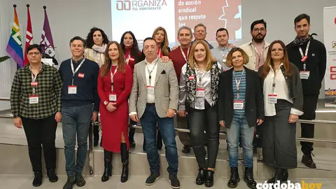 La nueva la comisi&oacute;n ejecutiva del Sindicato de Sanidad y Sectores Sociosanitarios de CCOO de C&oacute;rdoba FOTO CCOO