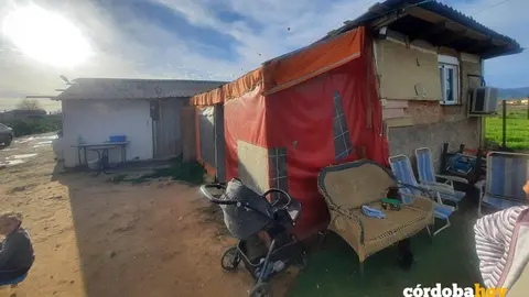 Asentamiento junto al arroyo Pedroche en C&oacute;rdoba FOTO C&Aacute;RITAS DIOCESANA