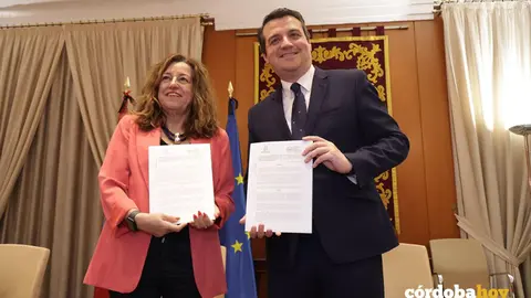 Mar&iacute;a del Carmen Castillo y Jos&eacute; Mar&iacute;a Bellido FOTO AYUNTAMIENTO DE C&Oacute;RDOBA