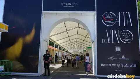 Entrada a la cata del Vino Montilla-Moriles de 2025, en una imagen de archivo