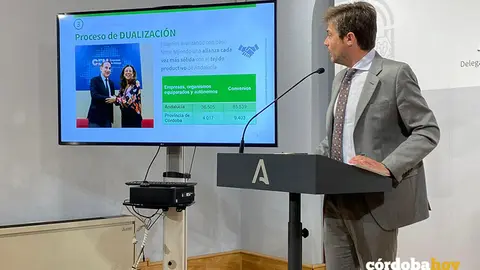 El delegado de Desarrollo Educativo y Formaci&oacute;n Profesional, Diego Cop&eacute;, esta ma&ntilde;ana FOTO JUNTA DE ANDALUC&Iacute;A