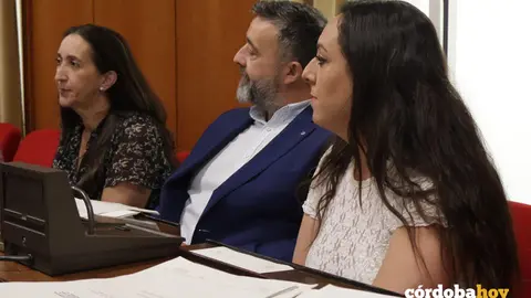 La bancada de Voz en el Pleno de hoy FOTO RAFA MELLADO SENIOR
