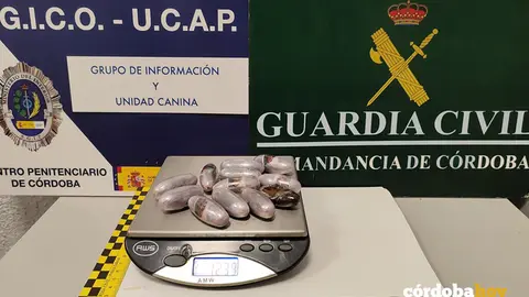 Droga incautada por la Guardia Civil en la Prisi&oacute;n de Alcolea FOTO GUARDIA CIVIL
