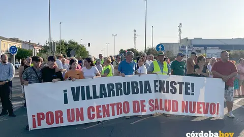 Corte de carretera esta noche para exigir el nuevo centro de salud en Villarrubia a la Junta FOTO CONSEJO DE DISTRITO VILLARRUBIA