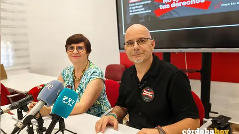 Mar&iacute;a Jos&eacute; L&oacute;pez Garrido y Aurelio Mart&iacute;n FOTO CCOO